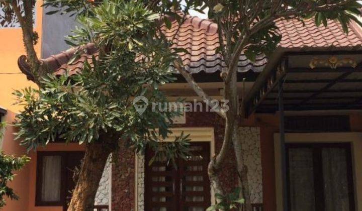 Rumah nyaman,aman asri di dalam Cluster dg nuangsa Bali. Di Curug Bojongsari Depok 1