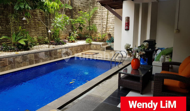 RUMAH BAGUS dgn SWIMMING POOL di DUTA PERMAI, PONDOK INDAH