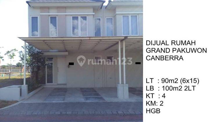 Rumah Grand Pakuwon Canberra Dkt Tandes Darmo Permai Sukomanunggal 1