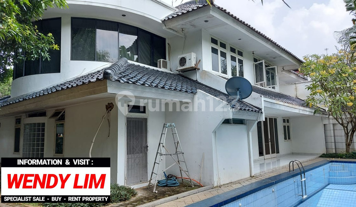 RUMAH ASRI, TENANG, di Jl. DUTA INDAH, PONDOK INDAH, JAKSEL