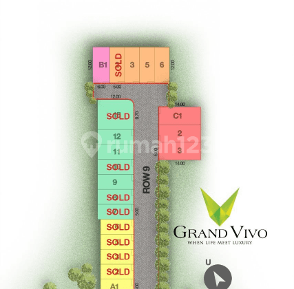 Grand Vivo Manukan full furnished 2