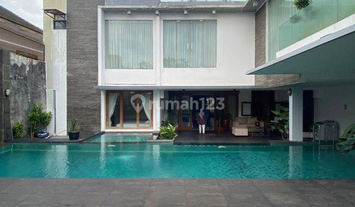 RUMAH dgn S.POOL, SPACIOUS GARDEN di Jl. BUNGA CEMPAKA, CIPETE 1