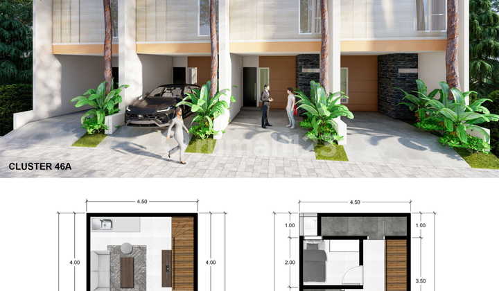 Minimalist New House in SIMPANG DARMO PERMAI SELATAN 2