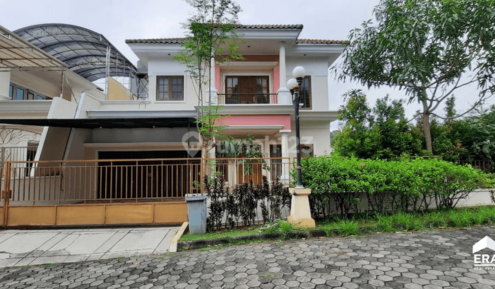 Rumah mewah besar luas tengah kota Semarang cluster kawasan elit dekat tol dekat sekolah Akpol di mutiara papandayan gajah mungkur semarang atas 1