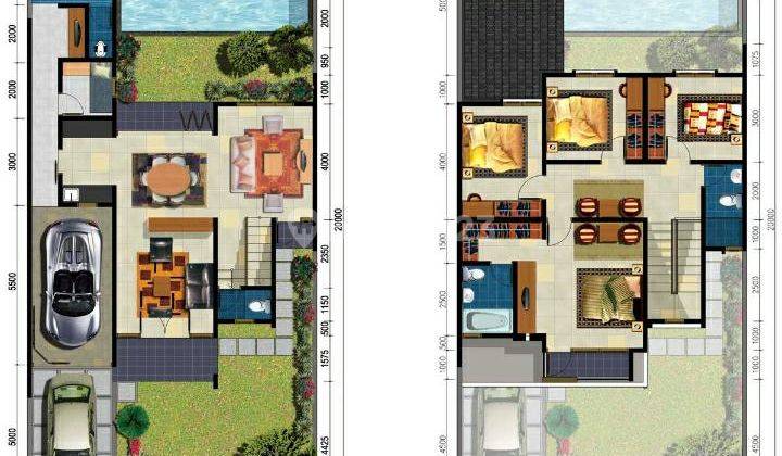 Rumah siap huni 2lt Luas 10x20 200m Type 4KT dengan private pool Cluster Regina Metland Cakung jakarta Timur 2