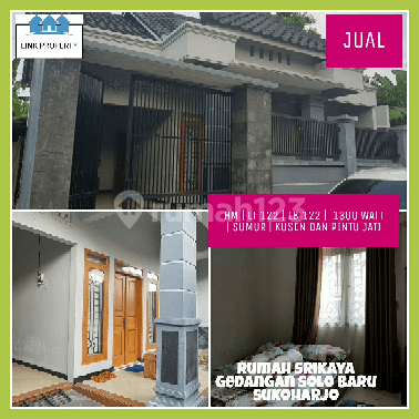 rumah di solo baru jl srikaya 1