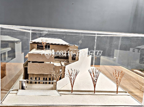 Brand New Rumah di BSD Golf, Bangunan mandiri 3 lantai design by Studio air putih 2