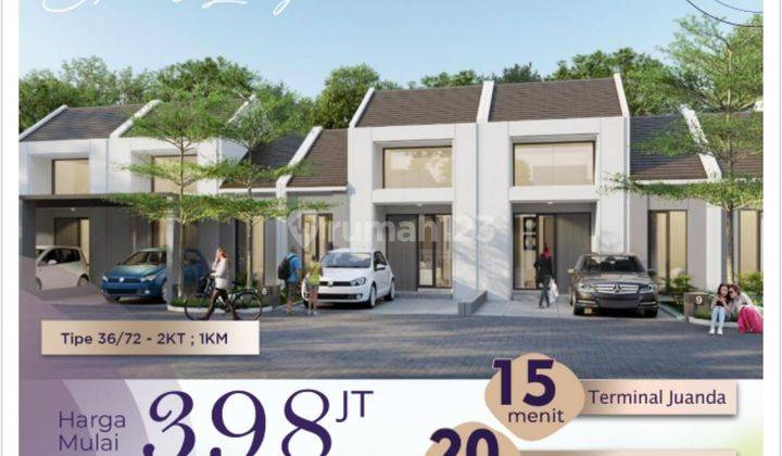 A.54C.Rumah THE CEMANDI RESIDENCE di SELATAN SURABAYA - STRATEGIS, SUPER MURAH, GREEN dan FASILITAS KOMPLIT (GRADE A+) 1