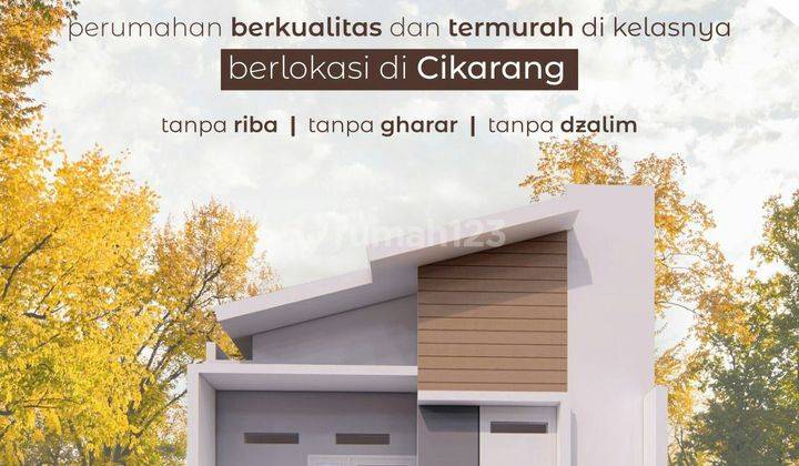 Rumah Syariah Murah Dekat Jababeka,Cuma 3 Km Dari Stasiun KRL Cikarang 1