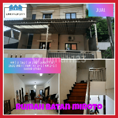 TURUN HARGA !!
RUMAH BATAN MIROTO Semarang
Lokasi seputar segitiga emas Semarang
Hy 100 meter dr Jl THAMRIN 
KUALITAS BANGUNAN BAGUS DAN SGT TERAWAT !! Siap Huni !
HARGA JUAL: 2M TURUN JD 1.9M NEGO 2