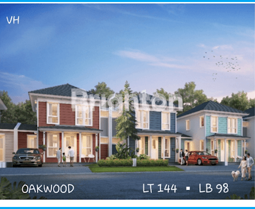 RUMAH BARU 2LT OAKWOOD KOTA SATELITE BSB CITRALAND SEMARANG BARAT 2