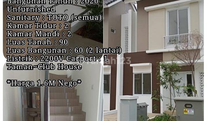 Rumah 2 Lantai Cluster Cynthia Type Cherry di Summarecon Bandung 1