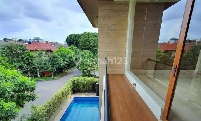 Rumah baru akses jalan depan besar kawasan elit pondok indah jakarta selatan 1