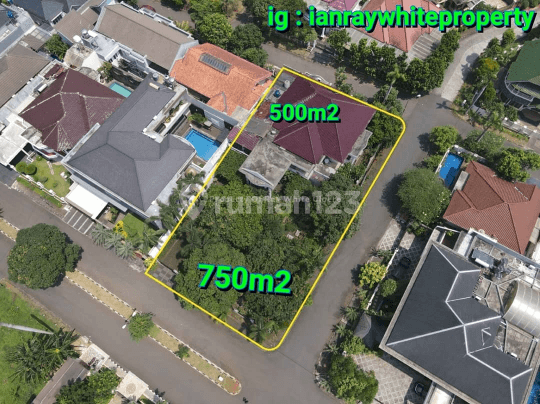 PURI CINERE : Rumah dan Tanah (Dua Sertifikat Hak Milik) Luas Tanah Total 1250m2 BEST PRICE 20M 1