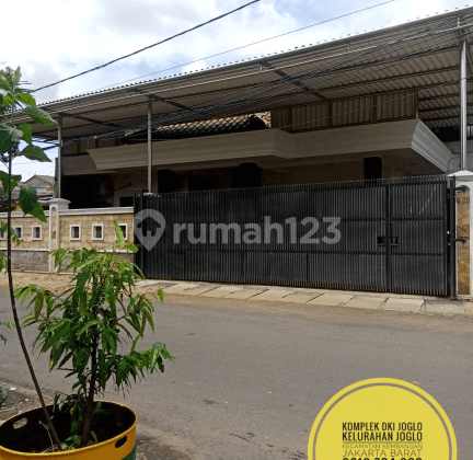 Rumah Pinggir Jalan Utama Depan Taman Komplek Dki Joglo Lt 313m2 Kembangan Jakarta Barat 2