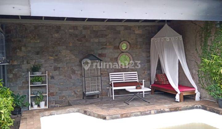 Disewakan Rumah 2 Lantai Ada Kolam Renang Furnished Cipete #s079 2