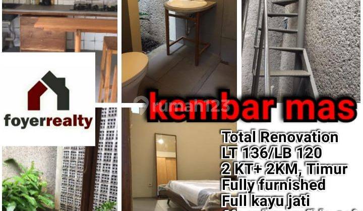 Rumah Furnish Sudah Renovasi di Kembar Mas Bandung 2