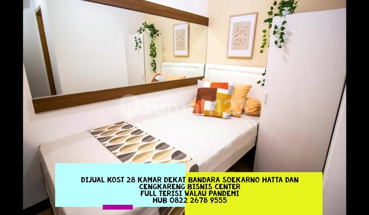 JARANG ADA KOST  DG ROI TINGGI 8-10%/ Tahun dkt Bandara Soetta dan Cengkareng Business Center