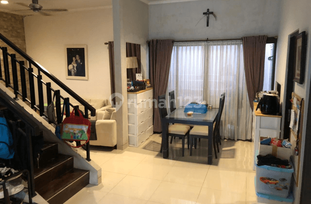 Rumah lebar 10 Anggrek Loka bsd city semi furnish 1