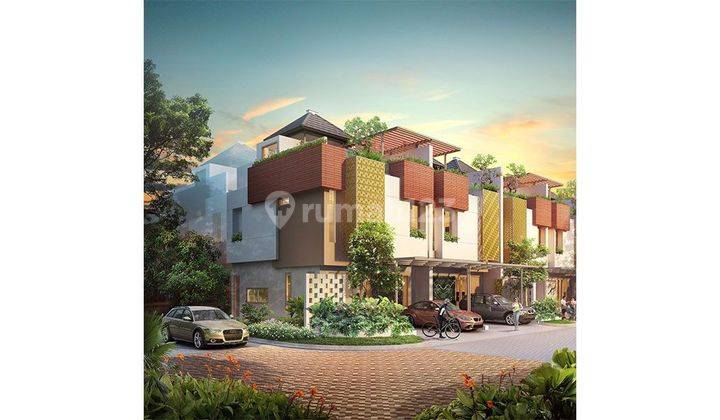 Rumah 3 lantai dengan konsep villa resort dekat jakarta barat 2