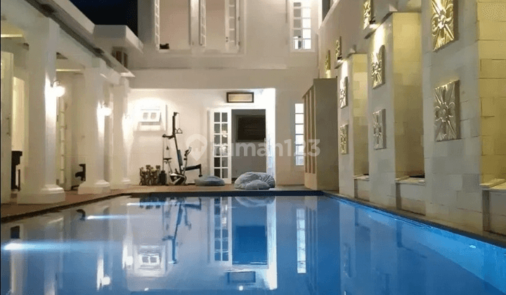 Rumah baru lux kolam renang american style di Permata  1