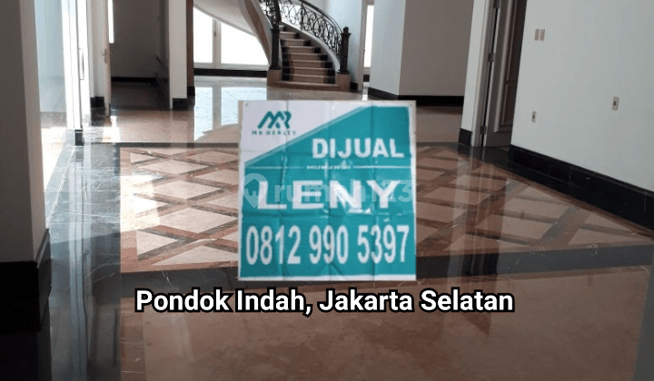 RUMAH MEWAH LT 544 M2 DI PONDOK INDAH, JAKARTA SELATAN, ADA KOLAM RENANG 1