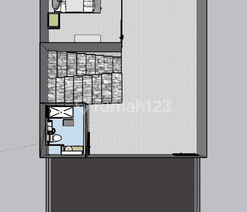 rumah baru 3 lantai di Taman Ratu Jakarta Barat 2