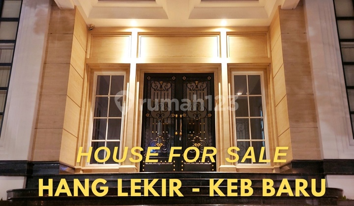 HANG LEKIR, KEBAYORAN BARU LUXURIOUS EUROPEAN CLASSIC DESIGN HOME OFFICE WITH 12 BED ROOMS  DEKAT SENAYAN CITY