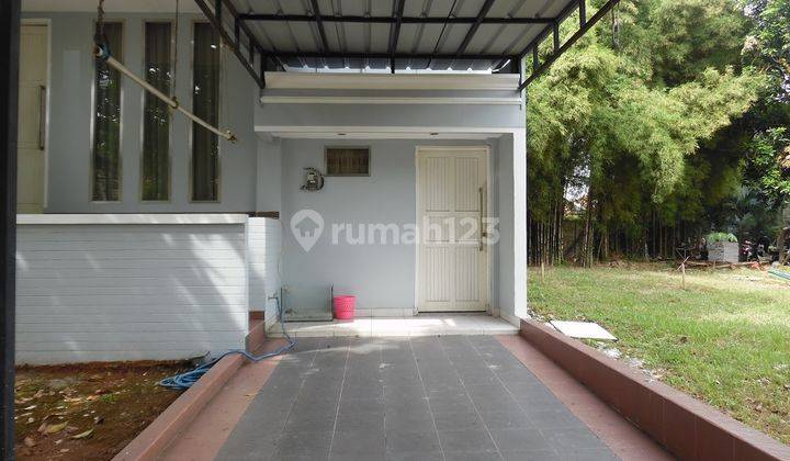 Rumah siap huni, view taman, utara, di cluster modernland 2