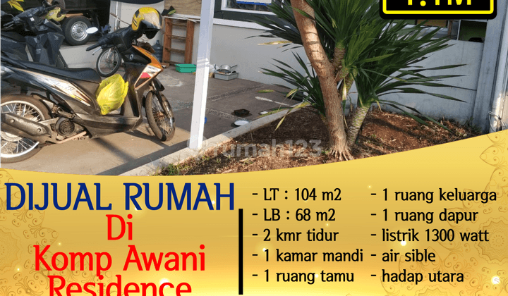 Rumah Minimalis di Komp. Awani Residence, Siap Huni !! 1