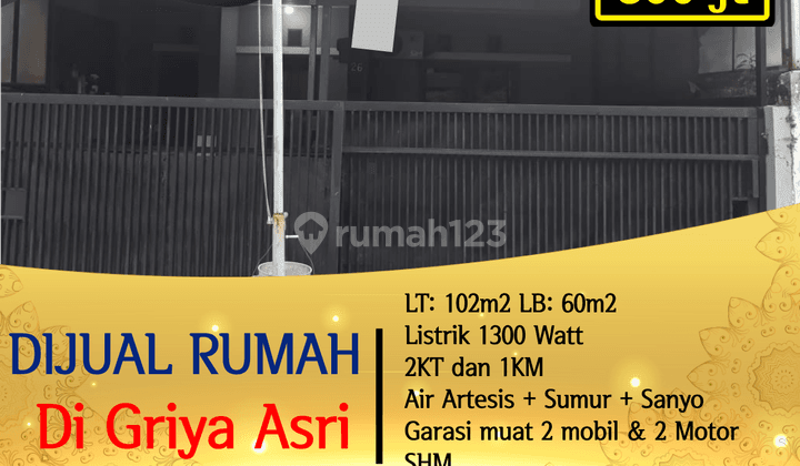 Rumah Nyaman Di Griya Asri LB 60m2 1