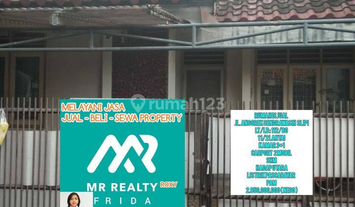 Rumah area slipi dkt ke jalan.utama slipi jual cepat siap.di.tawar 1