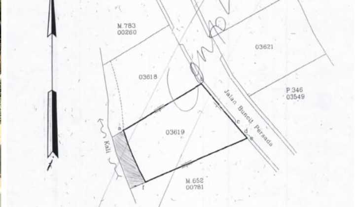 Rumah Tua Hitung Tanah Dalam Komplek Lingkungan Nyaman, Asri, Row Lebar Jl. Buncit Persada, Warung Buncit Pancoran Kalibata Jakarta Selatan 2
