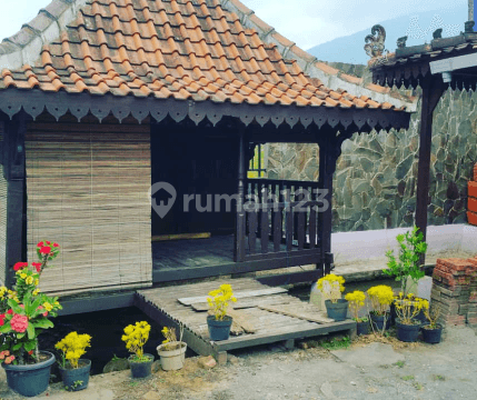 Rumah Joglo Gazebo Cantik view gunung dan sawah 1