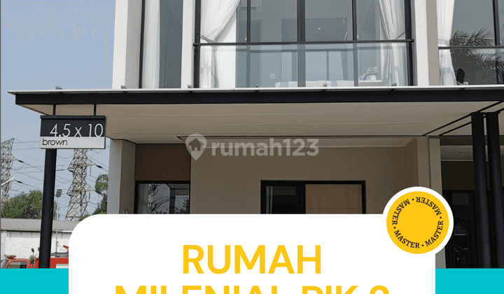 Rumah Milenial Pik2 4,5x10 Type Brown Murah 2