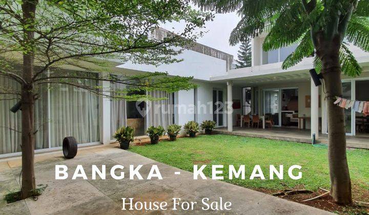 Rumah Tropical Minimalis 3 Bangunan Bangka Jakarta Selatan 1