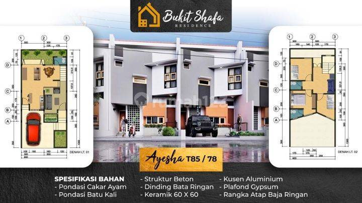 Dijual Rumah Syariah Baru Modern Minimalis di Makassar - Bukit Shafa Residence 2