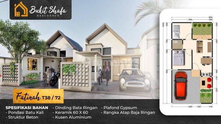 Dijual Rumah Syariah Baru Modern Minimalis di Makassar - Bukit Shafa Residence 2