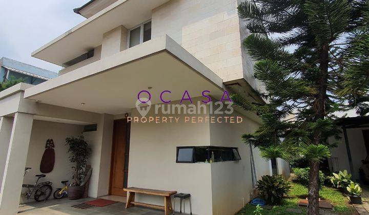 RUMAH TROPICAL MINIMALIS, ADA 3 BANGUNAN (RUMAH UTAMA & 2 PAVILIUN)  2