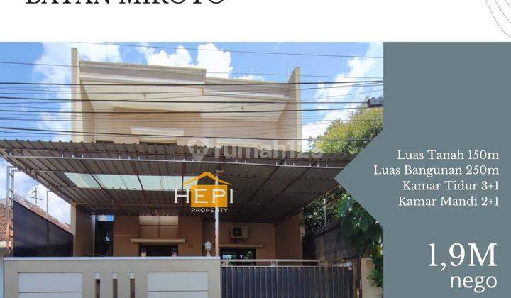 Rumah Dijual Tengah Kota Semarang,Batan Miroto 1