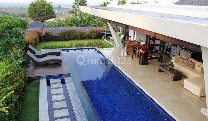 Super Fantastic Villa On The Hillside With Ocean View At Goa Gong Jimbaran 1