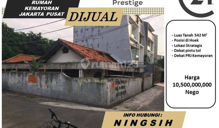 Rumah hitung tanah di Rajawali Kemayoran Jakarta Pusat 1