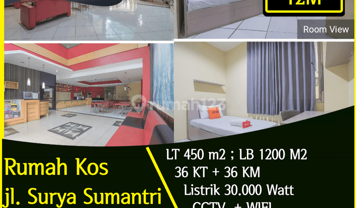 Rumah Kos jl Surya Sumantri, Cocok untuk Usaha !! 1