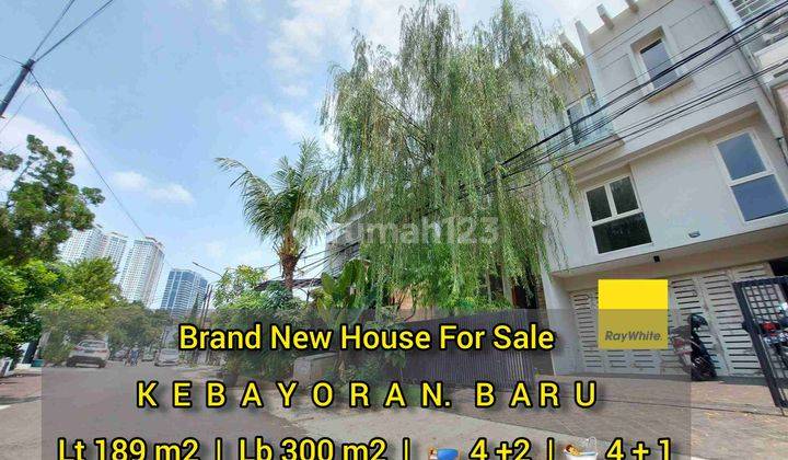 BRAND NEW HOUSE DI GANDARIA, KEBAYORAN BARU, SIAP HUNI, DEKAT BLOK M 1