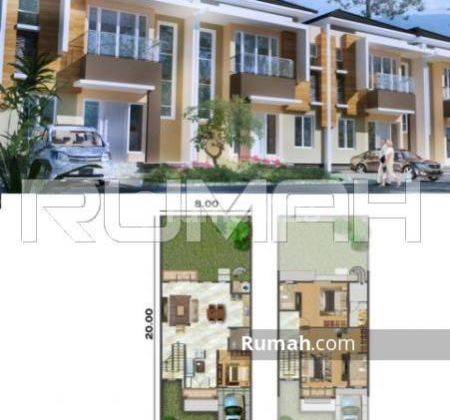 Rumah golf island cluster orchestra 8x20 bangunan full 1