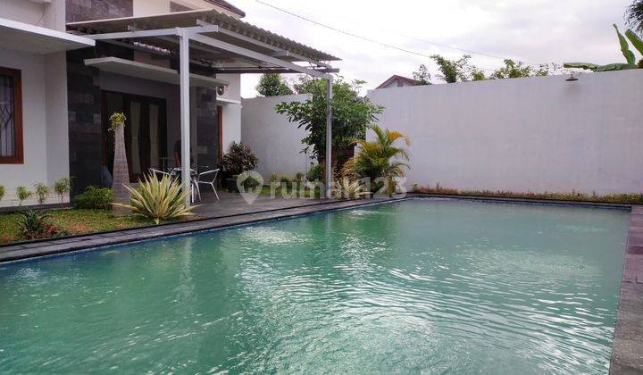 Rumah Fully Furnished W/Swimming Poll Di Jakal Km5,5 2