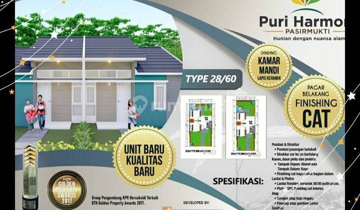 Rumah Subsidi Btn Di Gunungsari Citeureup Dekat Tol Jagorawi 1