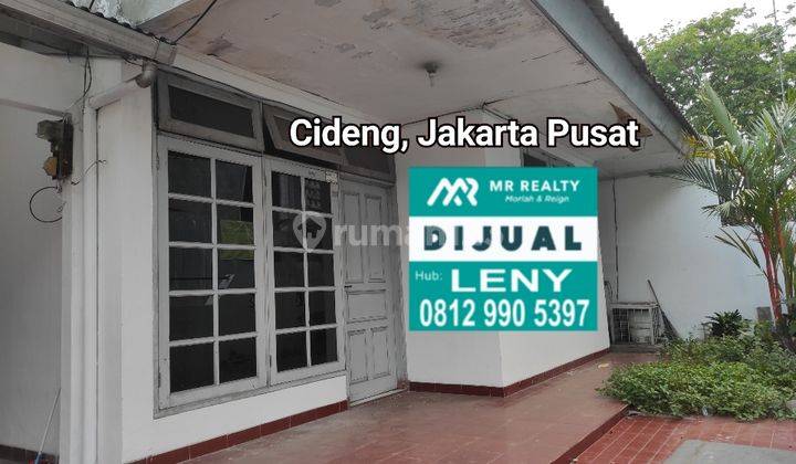 RUMAH LAMA LT 220 M2 DI CIDENG, JAKARTA PUSAT 1