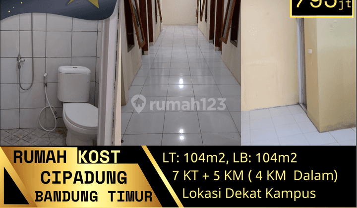 Rumah Kost Cipadung, Bandung Timur, Lokasi Strategis !! 1