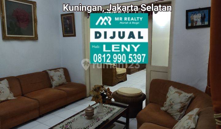 RUMAH LAMA LT 299 M2 DI KUNINGAN, JAKARTA SELATAN, HITUNG TANAH, COCOK UNTUK KOST-KOSTAN 2